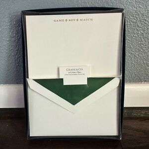 Game Set Match Stationery by Crane & Co